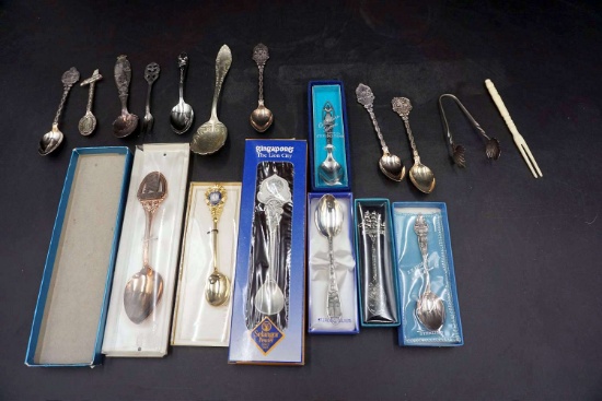 Souvenir collector spoons.
