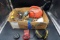 Hearing protection, meters, tools, hardware, gas can