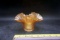 Fenton Marigold flowering dill hat vase.