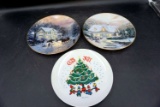 Hand painted collector plates