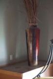 Large Heavy Vase - w/ grass +/- 4' tall