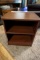 End table with shelf.