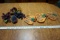 Grape and Halloween decor.