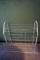 Metal shoe rack.