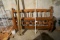headboard, footboard, rails.