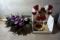 Christmas decor, faux floral.