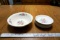 Matching plates and bowl.