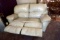 leather rocking, reclining loveseat.