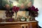 vases, floral, bells, figurine, snow globe.