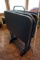 TV trays on stand.