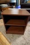 End table with shelf.