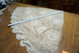 Large round tablecloth.