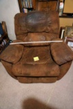 Microfiber rocking recliner.