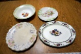 Assorted painted glassware., Germany.