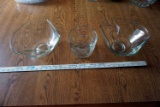 Unique triangular bowls and Another bowl.