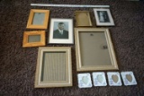 Picture frames, vintage photos.