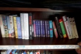 Assorted books.