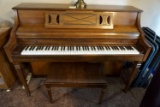 Kimball console piano. With bench