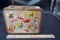 Vintage Tin  Lunch box with thermos