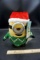 Christmas minion plush toy.