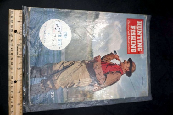 Hunting and fishing magazine.