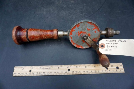 Millers Falls hand drill.