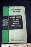 John Deere manual.