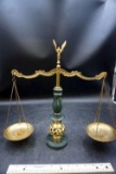 Scales of justice.