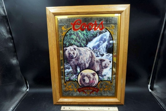 Coors Light grizzly bear. Nature series #6