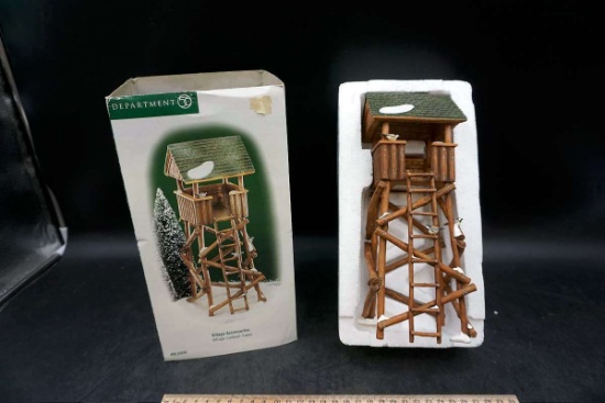 Department 56 village Lookout tower.
