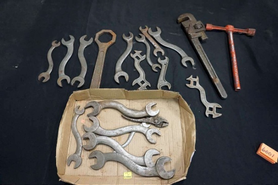 Tools, antique wrenches