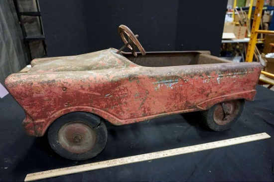 Antique pedal car