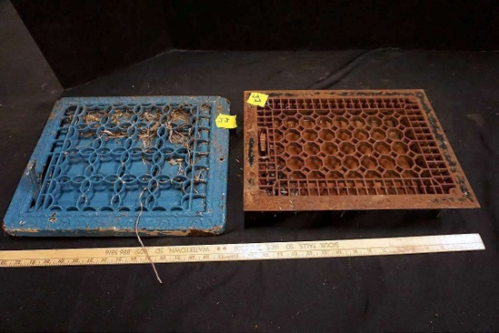 Antique heater vents. Grates