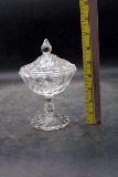 Fostoria footed bowl with LID.
