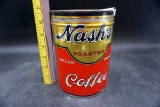 Nash's coffee tin.