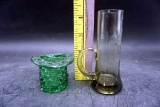 Miniature glass Hat, cup.