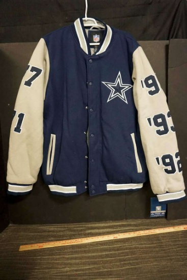 Dallas Cowboys Collectible Letterman's Jacket w/ Patches