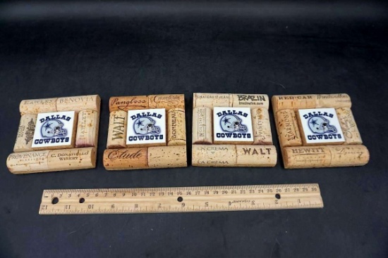 Dallas Cowboys Collectible cork & tile coasters