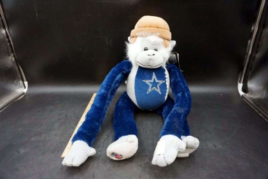 Dallas Cowboys Collectible plush football monkey