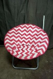 Round folding chair. For children