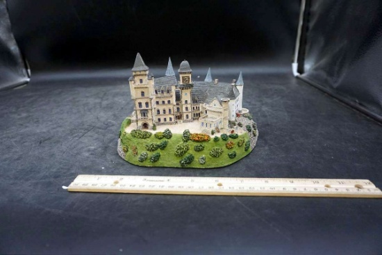 miniature replica Of Dunrobin castle.