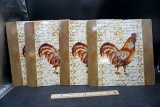 Chicken cutting boards.