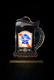 Pabst Blue Ribbon beer Stein wall sign.