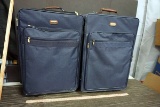 Two pieces of Jaguar luggage.