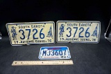 License plates.