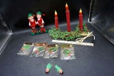 Vintage Christmas Decor with Troll Earrings