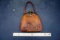 leather purse, Art Deco details.