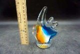 glass fish. Paperweight.
