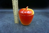 Apple dish with lid.