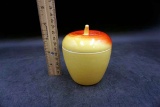 Apple jar with lid.